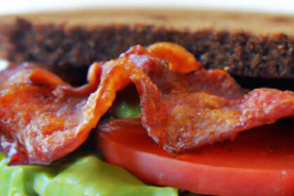 Savor the Vegan BLT: Tempeh Bacon on Whole Grain Bread