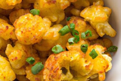Crispy Air Fryer Cauliflower Mac & Cheese: A Healthy Twist