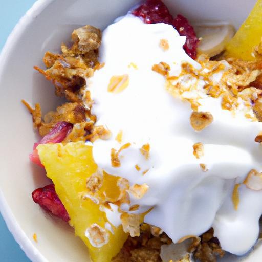 Tropical Yogurt Parfaits: Creamy Bliss with Coconut Granola