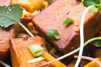 Maple Roasted Tempeh & Sweet Potato: A Flavorful Twist
