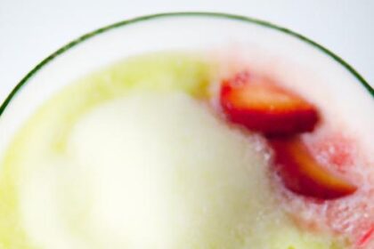 Silken Tofu Smoothie Boosted with Pea Protein & Frozen Fruit