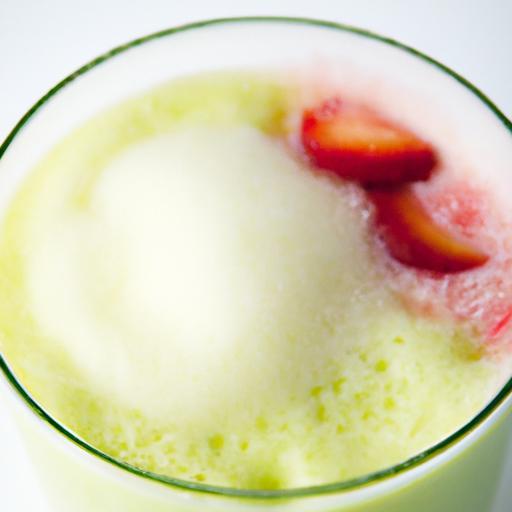 Silken Tofu Smoothie Boosted with Pea Protein & Frozen Fruit