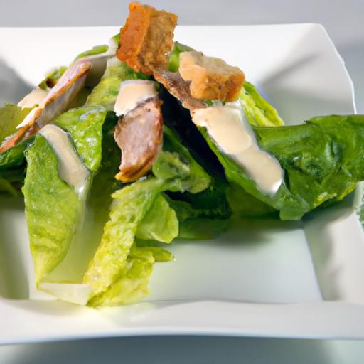 Crisp ​& Clean: Grilled Chicken Caesar​ Salad Sans Croutons