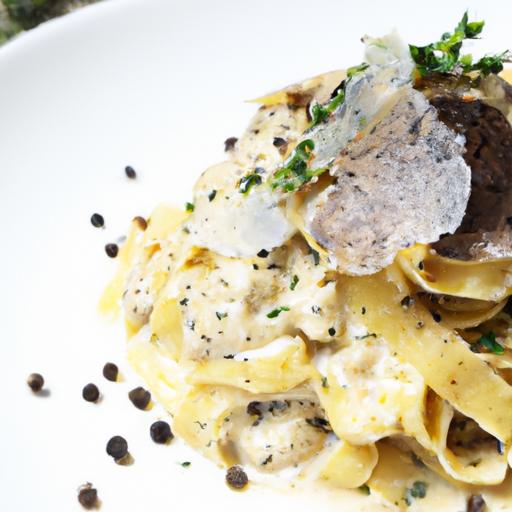Decadent Truffle Cream Tagliatelle: A Luxurious Pasta Delight