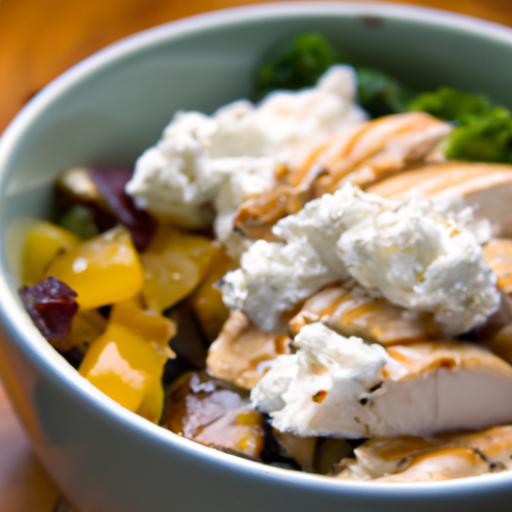 Wholesome Cottage Cheese Chicken Bowl: Protein-Packed Delight
