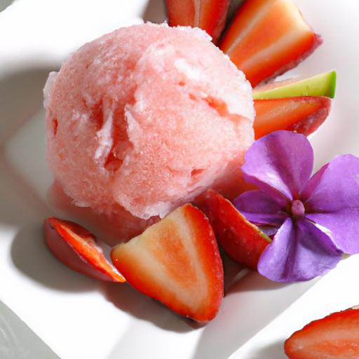 refreshing Strawberry Lime Sorbet: A⁣ Zesty Summer Treat
