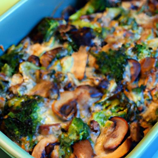 Delicious Low Carb Broccoli Mushroom Bake:⁢ Healthy ⁢& Easy