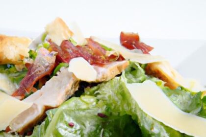 Crisp & Clean: Grilled Chicken Caesar Salad Sans Croutons