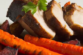 Sweet & Savory: Balsamic Pork Tenderloin with Roasted Carrots