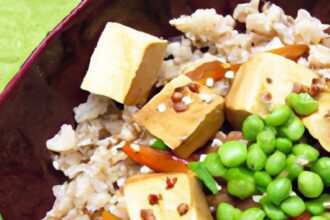 Nourish Your Soul: Tofu Buddha Bowl with Brown Rice & Edamame
