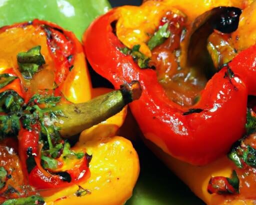 Bharwa Shimla Mirch: Flavorful Stuffed Bell Pepper Delight