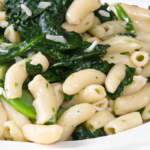 Velvety White Bean Pasta with Spinach: A Nutritious Delight