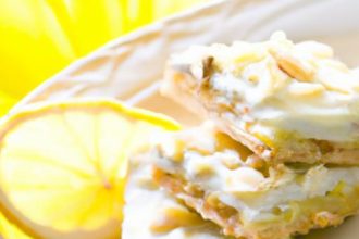 Zesty Cashew Lemon Cream Bars: A Refreshing Nutty Treat