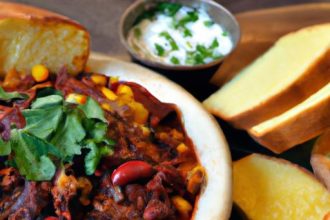 Bold & Smoky: Ultimate Brisket Chili with Cornbread Delight