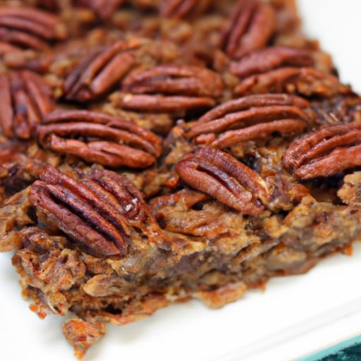 Wholesome Pecan Oatmeal Bake: A Nutty Breakfast Delight