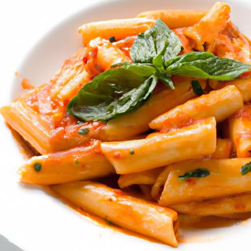 Fiery⁣ Penne arrabbiata with Fresh Basil: A Spicy ​Delight