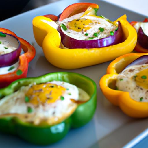 Savor Keto Breakfast Pepper Boats: Low-Carb Morning ⁣Fuel