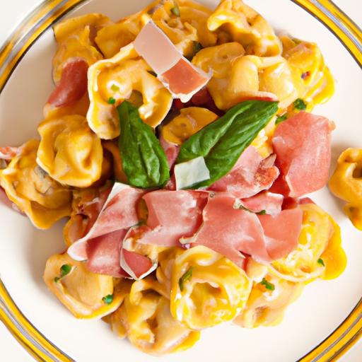 decadent Prosciutto cream Tortellini: A Flavorful Italian Delight
