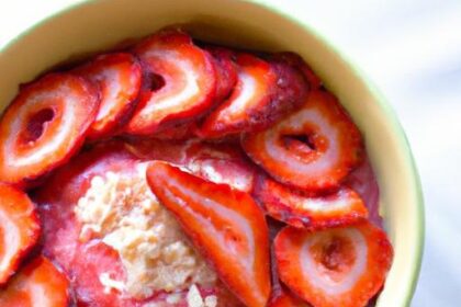 Refreshing Strawberry Smoothie Bowl: Naturally Sugar-Free Delight