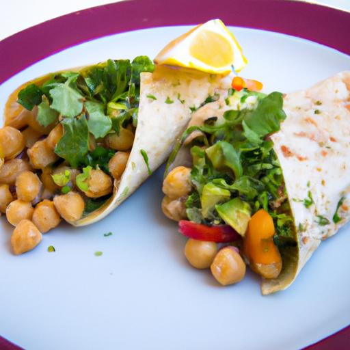 Wholesome Chickpea and Avocado Wrap: Fresh, Flavorful Eats