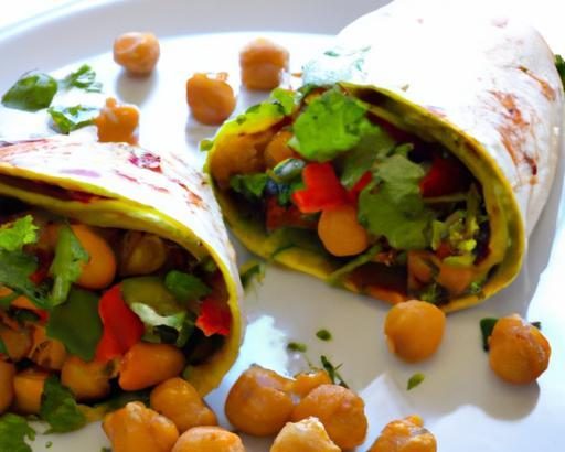 Wholesome Chickpea and Avocado Wrap: Fresh, Flavorful Eats